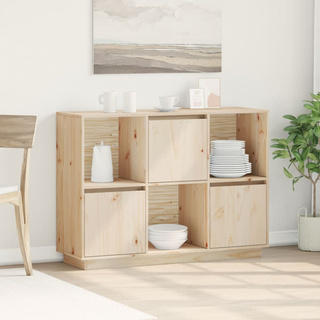 Szafka, 110,5x35x80 cm, lite drewno sosnowe