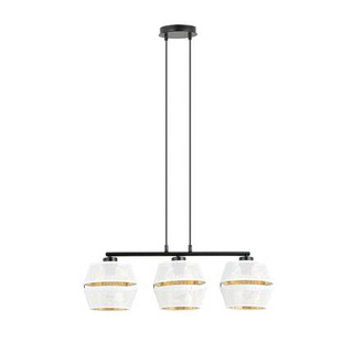 Lampa wisząca  MALIA 3 WHITE/GOLD