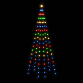 vidaXL Choinka do montażu na maszcie, 108 kolorowych diod LED, 180 cm