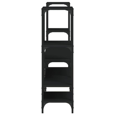 vidaXL Szafka pod TV, czarna, 206,5x28,5x95 cm