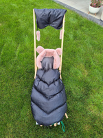 Love gifts Sanki ze śpiworkiem+ Mufki/Brąz