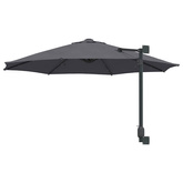 Parasolka ogrodowa Antracyt 248 x 248 x 148 cm Poliester i Stal