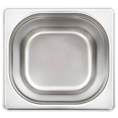 Pojemniki gastronomiczne 8 szt. GN 1/6, 150 mm, stal nierdzewna