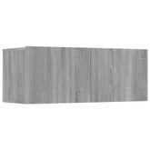 vidaXL Szafki telewizyjne, 4 szt, brązowy dąb, 80x30x30 cm