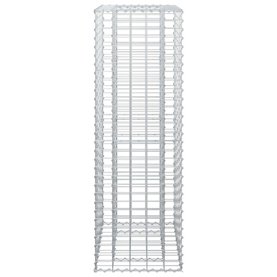 Podniesione łóżko gabionowe 50 x 50 x 150 cm Stal ocynkowana