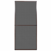 Screen na owady z zawiasami Brązowy i czarny 100 x 215 cm