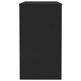 vidaXL Biurko, czarne, 90x40x72 cm, materiał drewnopochodny