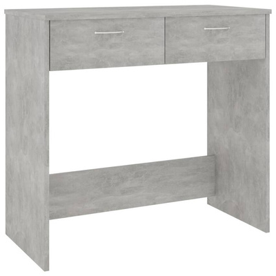 vidaXL Biurko, szarość betonu, 80x40x75 cm, materiał drewnopochodny