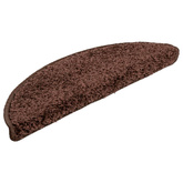 Maty na schody 10 szt. 56x17x3 cm Brązowe półokrągłe