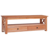 vidaXL Szafka pod TV, 115x30x40 cm, lite drewno mahoniowe