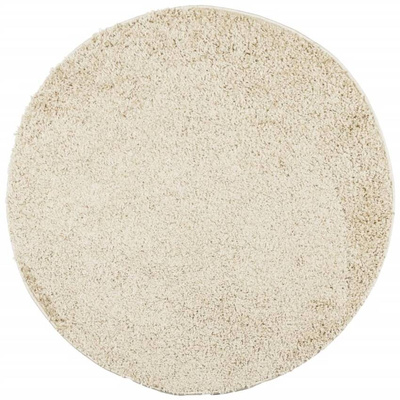 vidaXL Dywan z długim włosiem PAMPLONA, złoty, Ø 120 cm