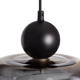 Lampa Wisząca metal i szkło dymione G9 ?24cm Abruzzo Cartier