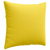 Poduszki na sofę 2 pcs Jasnożółty 50 x 50 cm tkanina