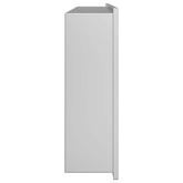 Nisza prysznicowa srebrny 75 x 30 x 9,5 cm Stal nierdzewna