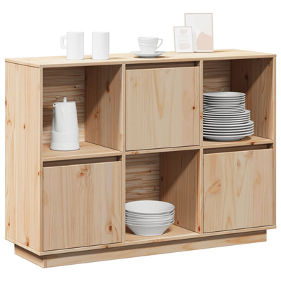 Szafka, 110,5x35x80 cm, lite drewno sosnowe