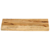 Blat stołu, 60x20x3,8cm, naturalna krawędź, surowe drewno mango