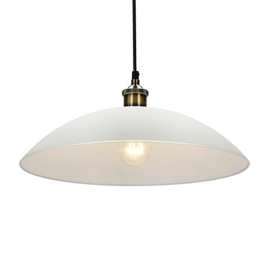 Dexter 2 Lampa Wisząca Miedziany 1X60W E27 Klosz Biały