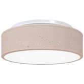 Lampa Sufitowa Ciemnoszary 38 x 38 x 13,5 cm tkanina