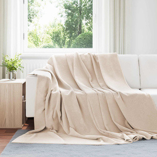Koce narzutowe 6 pcs Beżowy 220 x 240 cm Polar