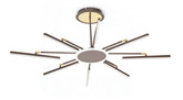 LAMPA DEKORACYJNA SUFIT 38W +  PILOT - BRĄZ - ZŁOTO DL-F07