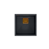 DAVID 40 GraniteQ black diamond/elementy miedziane