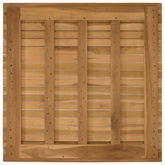 Blat stołu 70 x 70 x 3,5 cm Kwadrat Lite drewno teakowe