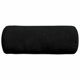 Poduszki Wałkowe 2 pcs Czarny ? 15 x 40 cm Tkanina mikrofibrowa
