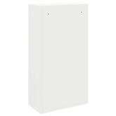 Skrzynka na przesyłki z drzwiami Biały 44 x 22 x 82 cm Stal