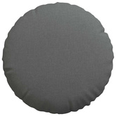 Poduszki na siedziska 2 pcs Ciemnoszary ?50 x 19 cm tkanina