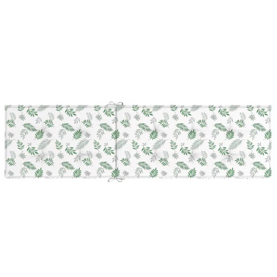 vidaXL Poduszka na leżak, wzór w liście, tkanina Oxford