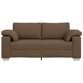 Sofa dwuosobowa Brązowy 180 cm tkanina