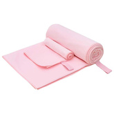 Zestaw Ręczników Sportowych 2 pcs Różowy tkanina
