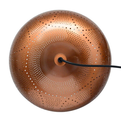 Lampa wisząca vintage gold/ brązowa E27
