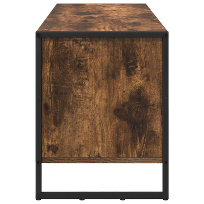 Szafka na buty z przechowywaniem Dąb dymny 100 x 35 x 44 cm