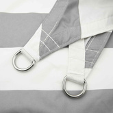 Żagiel przeciwsłoneczny Jasnoszary i biały. 4,5 x 4,5 m