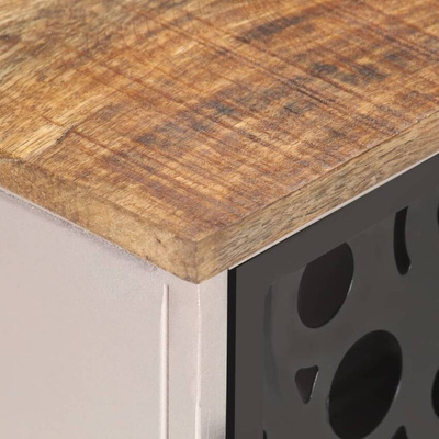 vidaXL Szafka pod TV, 120x30x40 cm, surowe drewno mango