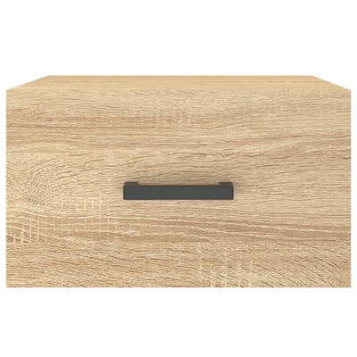 vidaXL Wiszące szafki nocne, 2 szt., dąb sonoma, 35x35x20 cm model standard
