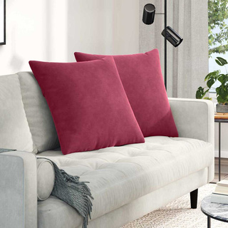 Poduszki na sofę 2 pcs Czerwone wino 80 x 80 cm