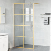 Ściana prysznicowa typu walk-in złoty 100 x 195 cm