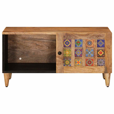 Stolik kawowy Naturalny 80 x 50 x 40 cm Drewno z mango