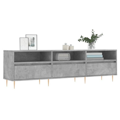 vidaXL Szafka pod TV, szarość betonu, 150x30x44,5 cm model standard