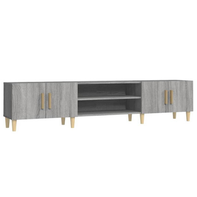 vidaXL Szafka pod TV, szary dąb sonoma, 180x31,5x40 cm