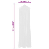 Moskitiery, 2 szt., okrągłe, 56x325x230 cm