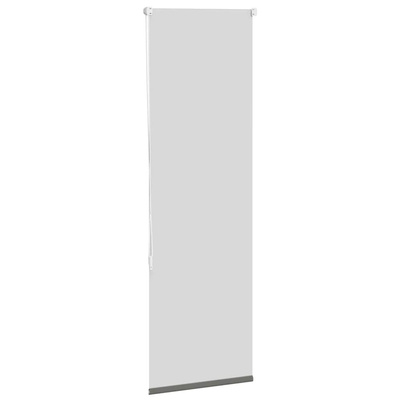 Roleta zaciemniająca szara 55x150 cm Szerokość tkaniny 50,7 cm