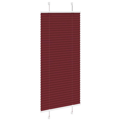 Roleta plisowana Bordowy Czerwony 60x100 cm Szerokość tkaniny