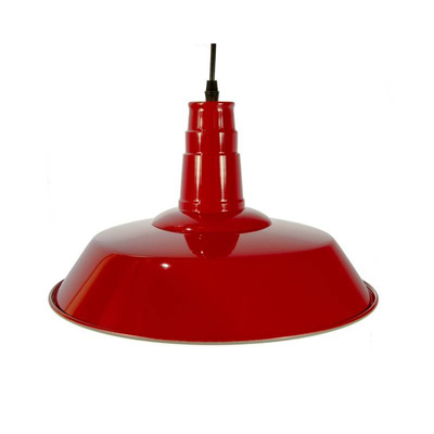 Lampa Wisząca Retro Loft Czerwona 36cm E27 Abruzzo Grote