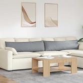 Poduszki na sofę 2 pcs Jasnoszary 145 x 40 cm tkanina