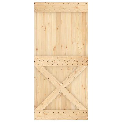 Drzwi Cross NARVIK 95x210cm Lite Drewno Sosnowe (Nieobrobione)