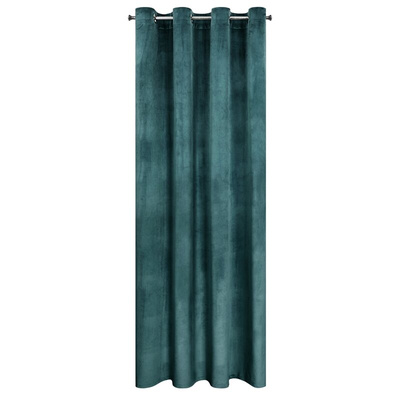 Zasłona Melanie ciemnoturkusowa 140x250