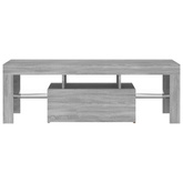 vidaXL Szafka pod TV z LED, szary dąb sonoma, 120x35x40 cm